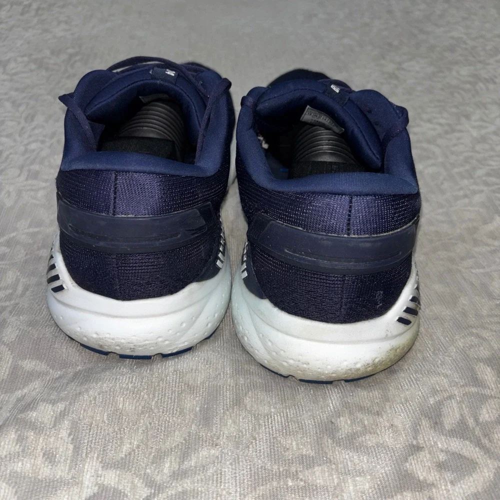 Brooks Beast GTS 24 Mens Running Shoes Navy Blue White Stability Sneakers Size15